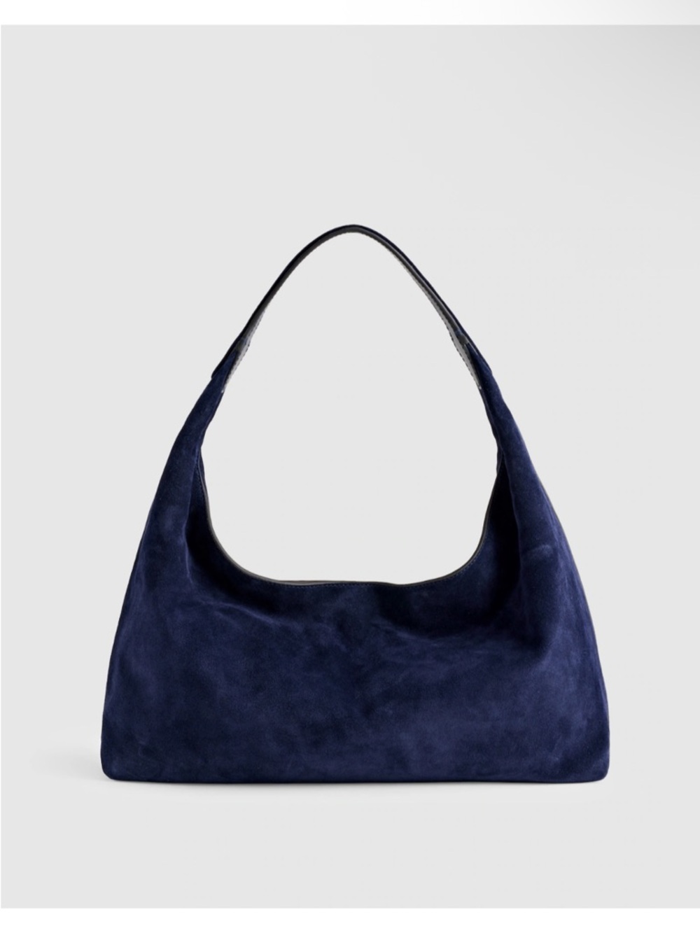 Madewell Mylie Navy Suede Bag NWT